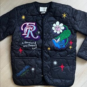 First Row Quilted Bomber Jacket